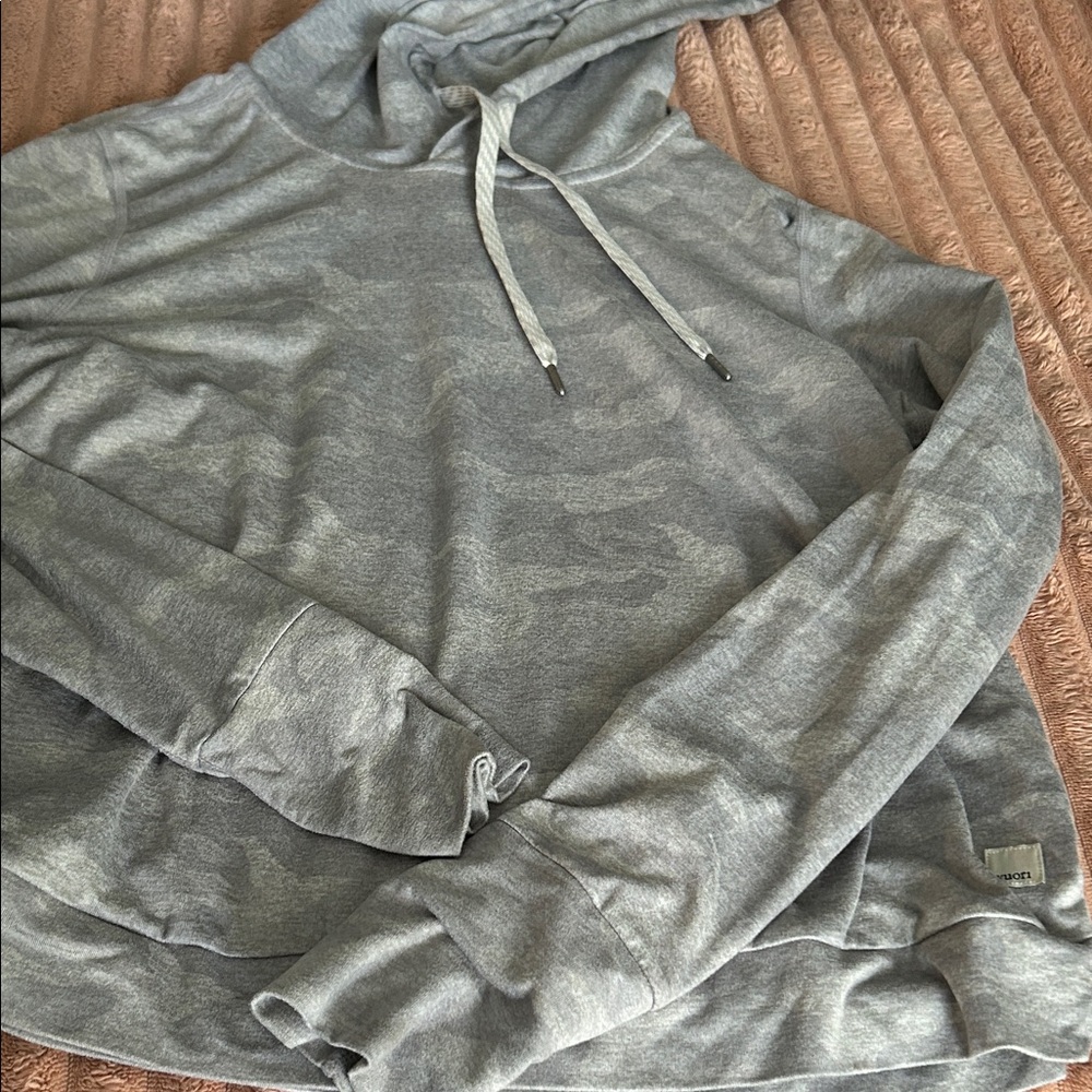Vuori Gray Camo Hoodie
